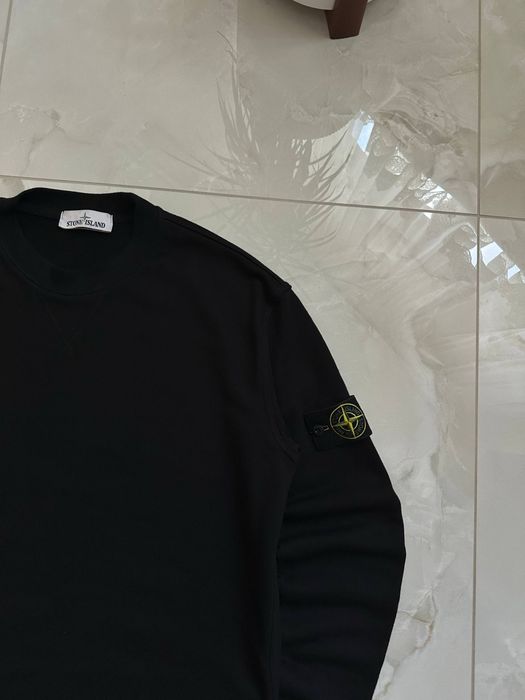 Оригінальний світшот кофта Stone Island Black Sweatshirt