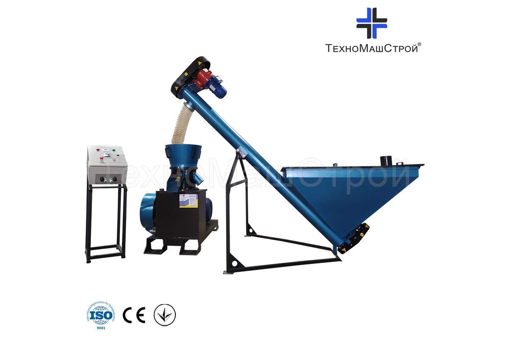 Гранулятор пелет GRAND 300 + Шнек + Пульт. Міні лінія гранулювання.