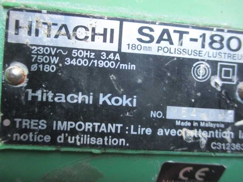 Szlifierka tarczowa polerka Hitachi Hikoki SAT-180