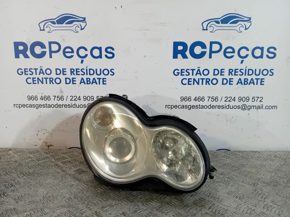 Óticas Farois Frente Frontais Mercedes Benz Class C W203 Xénon