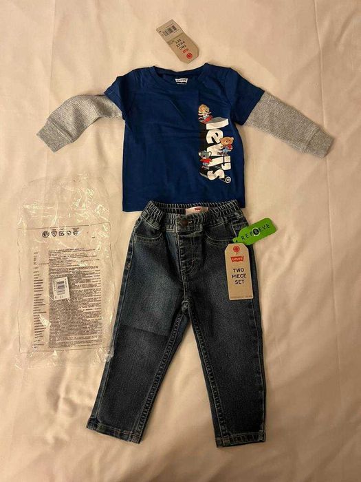 Брендовий Одяг Levis ОПТОМ Дитячий Підлітковий Сток LEVI'S ОПТ Мікс