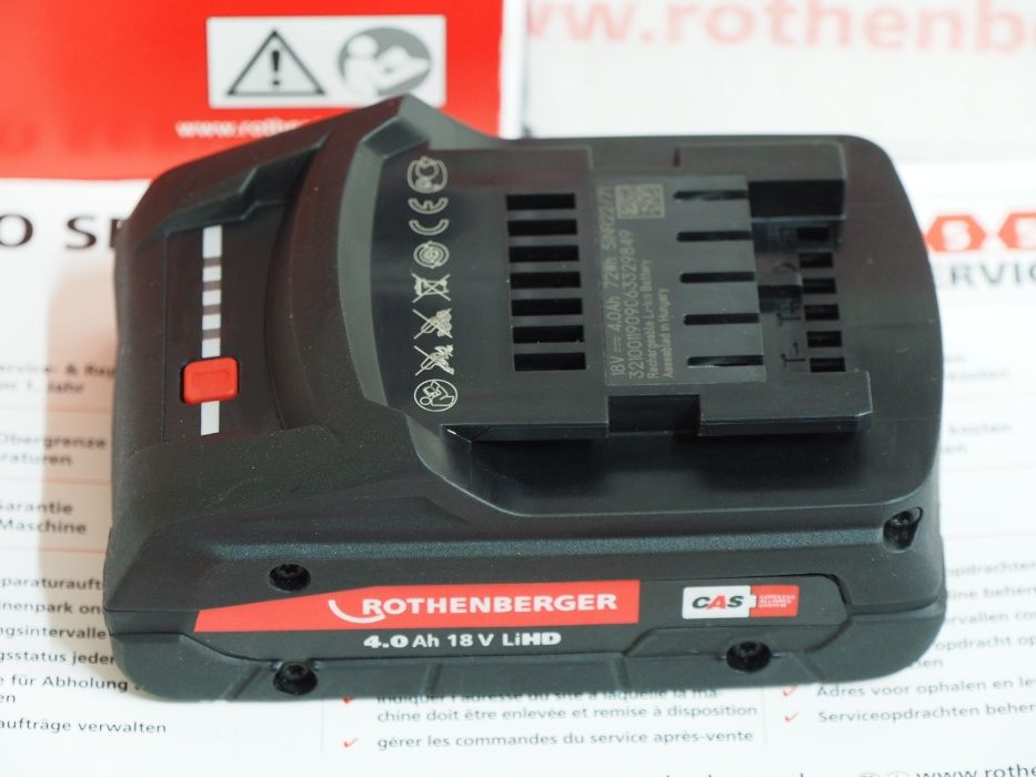 Bateria ROTHENBERGER 18v 4Ah akumulator zaciskarka pila klucz mafell