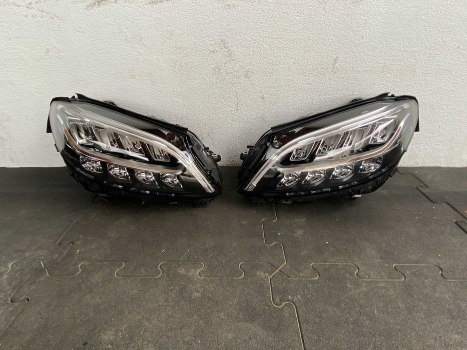 Mercedes Benz C-Class W205 Фары фонари рестайл дорестайл Європа USA