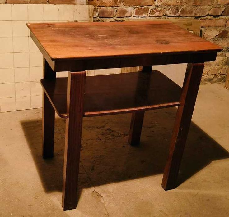 Stolik konsola/pomocnik vintage PRL, zgrabny