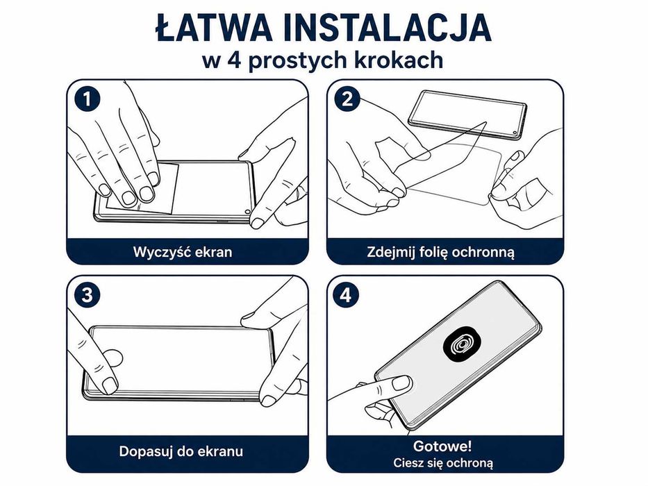 Szkło hartowane 9H do Apple iPhone 12 / 13 / 14 / 15 / 16 / 17 / 18