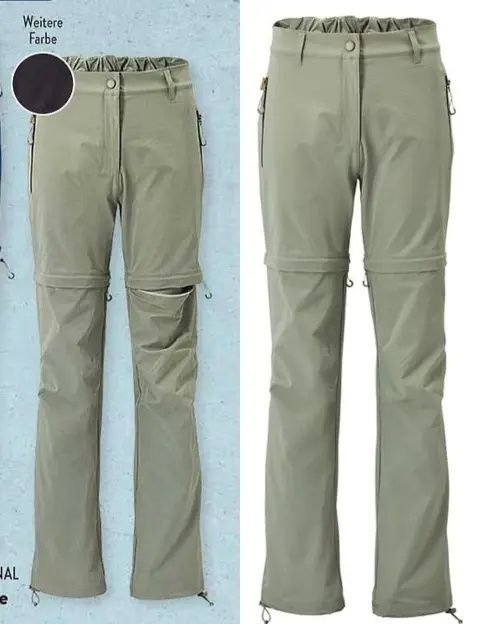 женские трекинговые штаны трансформеры делаются шортами Германия crane