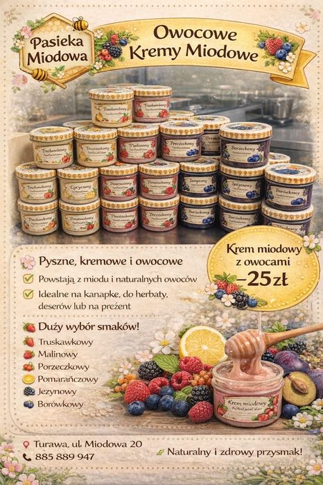 Pyłek pszczelich, miody, apiterapia