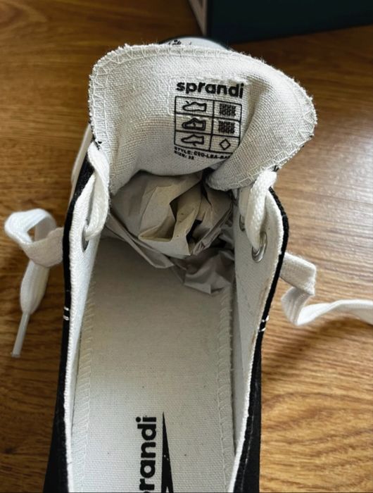 Sprandi nowe czarne buty sportowe z metka rozmiar 38