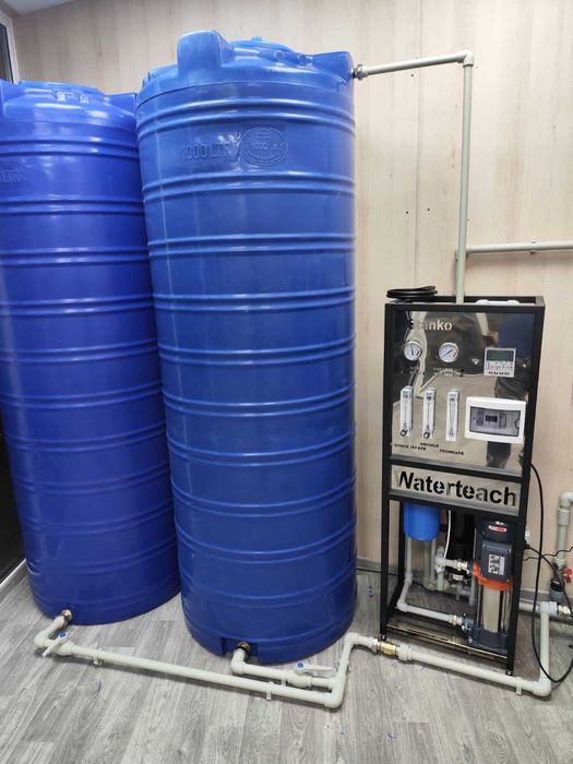 Обратный осмос 0,5 м3/час для бизнеса и быта "под ключ"