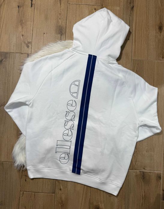 ОРИГІНАЛ Худі ELLESSE | Кофта Еліс | Світшот Еллісс в білому кольорі (ВСІ РОЗМІРИ)