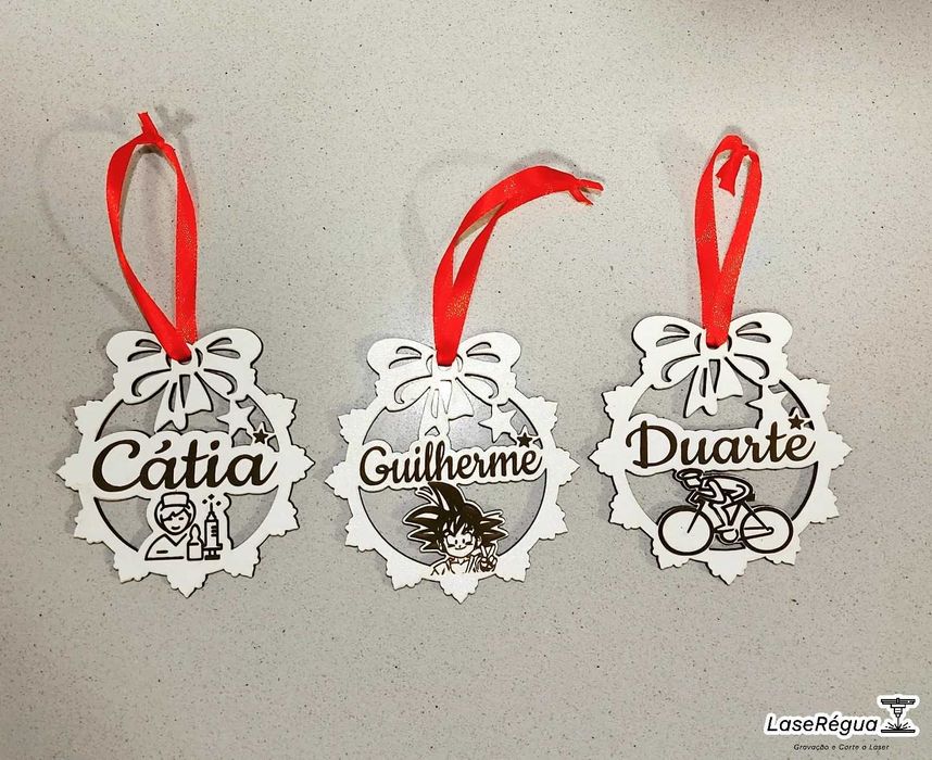 +20 ficheiros DXF bolas para árvore de Natal - Laser CNC -Vários nomes