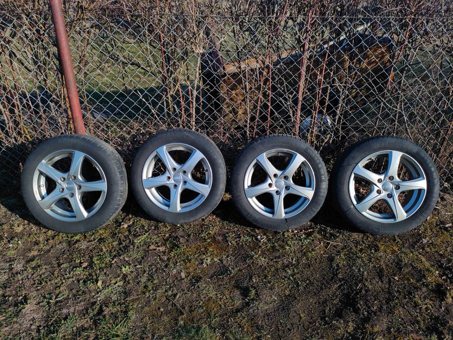 Alufelgi 4 x DBV 16 cali 5x112 ET48 na oponach Letnich Continental ContiEcoContact