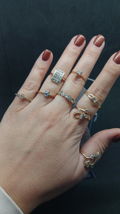 Каблучки 585 проби / кольца/перстни