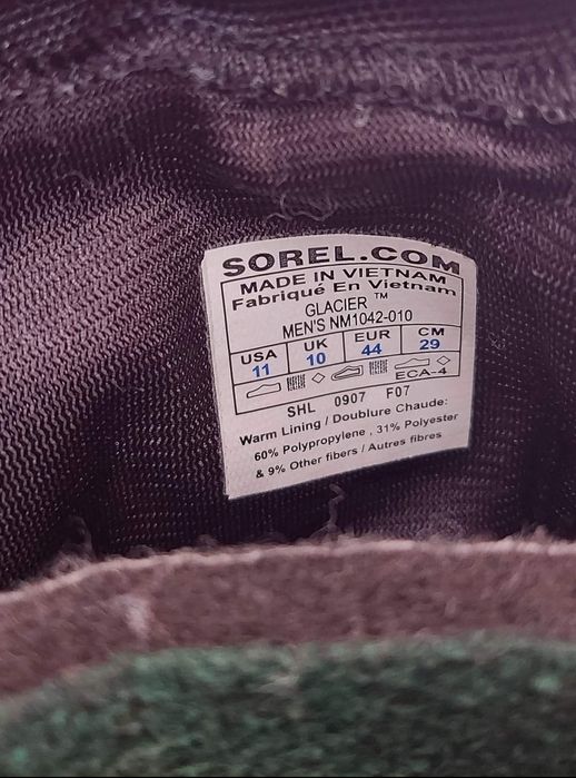 Ботинки снігоходи сноуботи мисливські рибальські чоботи фірми sorel