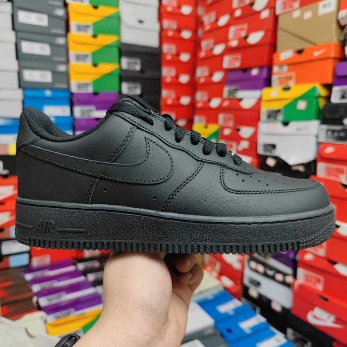 Buty sportowe Nike_Air_Force_1_Low_07_Black_Gum Rozmiar R.40