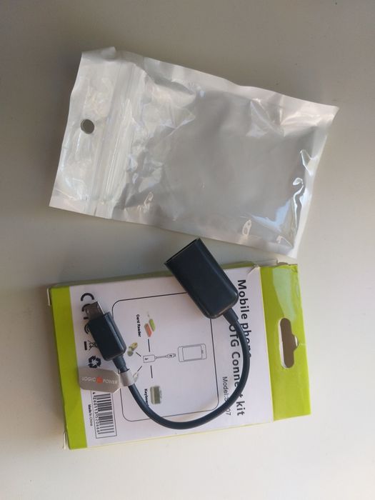 Адаптер переходник Logic Power micro-USB на USB-A. OTG Connector.