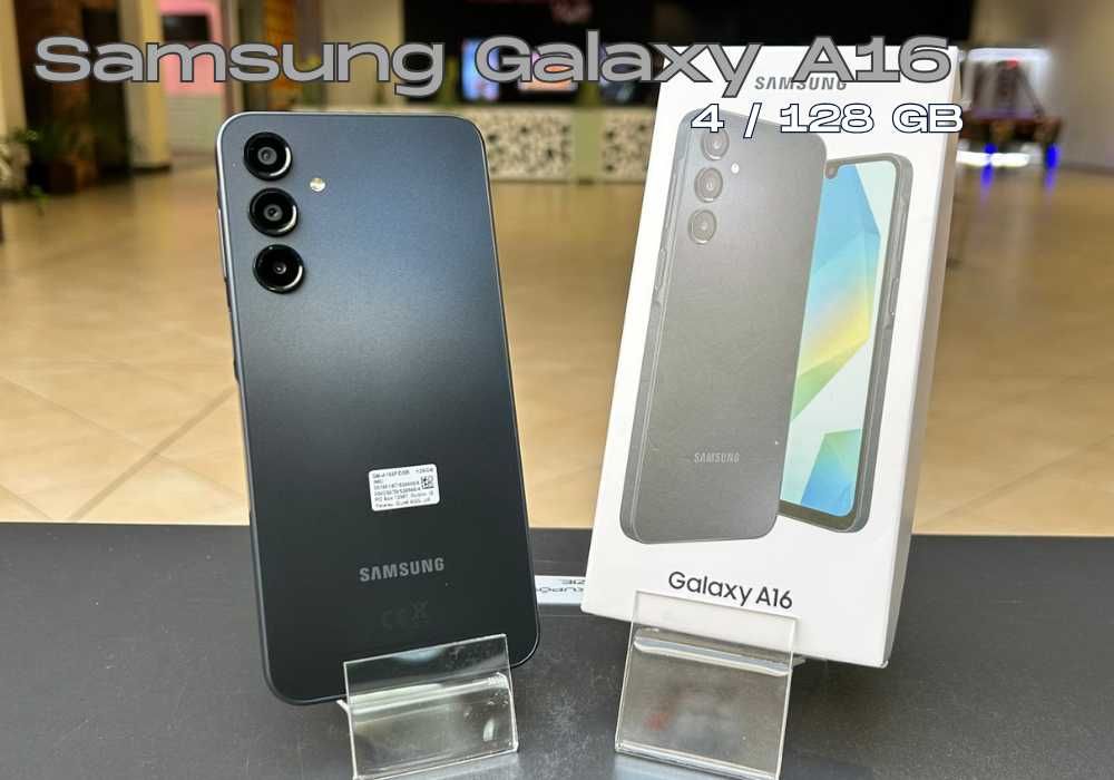 Samsung Galaxy A16 | 4/128 GB | CZARNY | Powystawowy | GRATIS