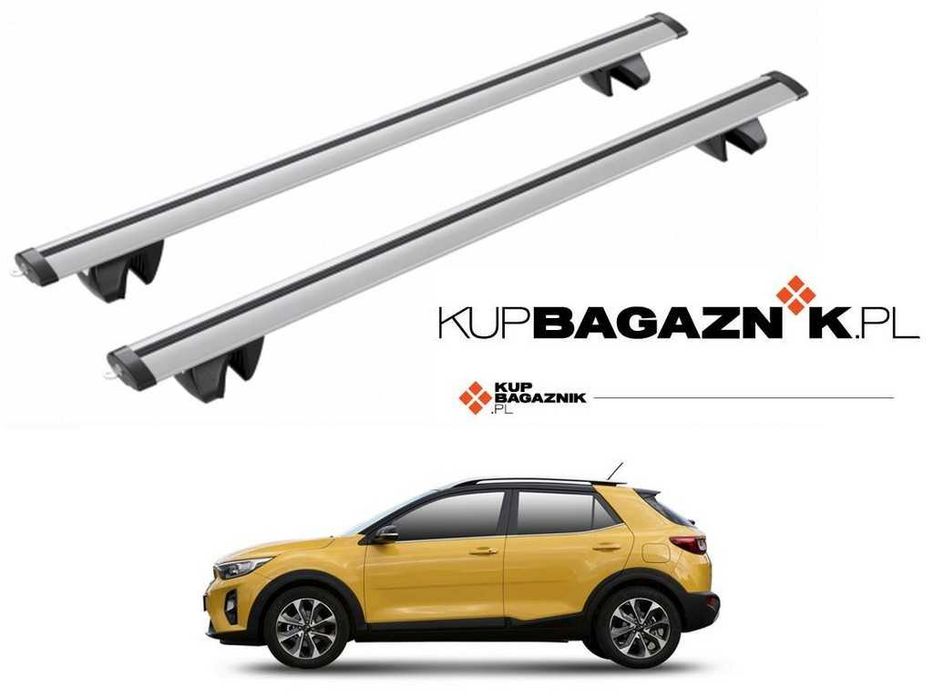 Bagażnik Dachowy KIA STONIC Crosover 2017 do 2025 bazowy belki relingi