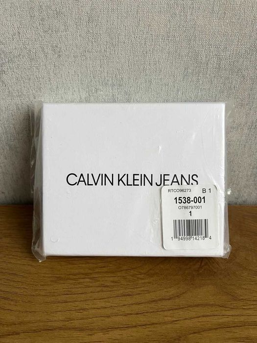 Гаманець Кардхолдер візитниця Calvin Klein Оригінал! Натуральна шкіра