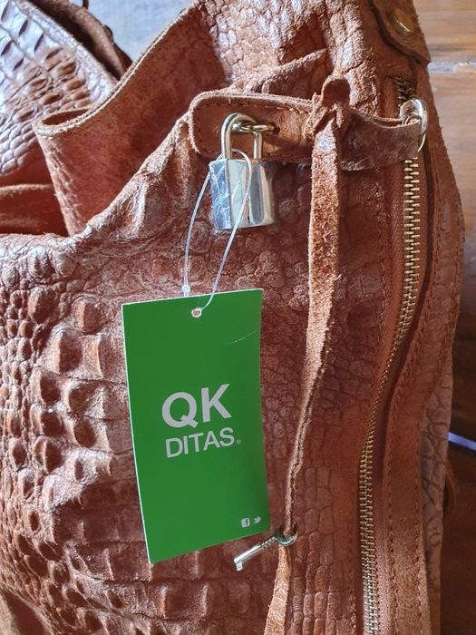 Mala de camurça camel