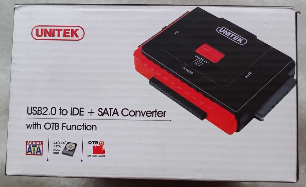 Unitek Mostek USB do IDE / SATA Dual Y-1031 adapter Sosnowiec • OLX.pl