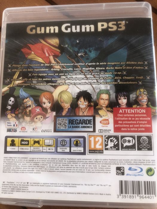 Jogo PS3 PlayStation Pirate warriors