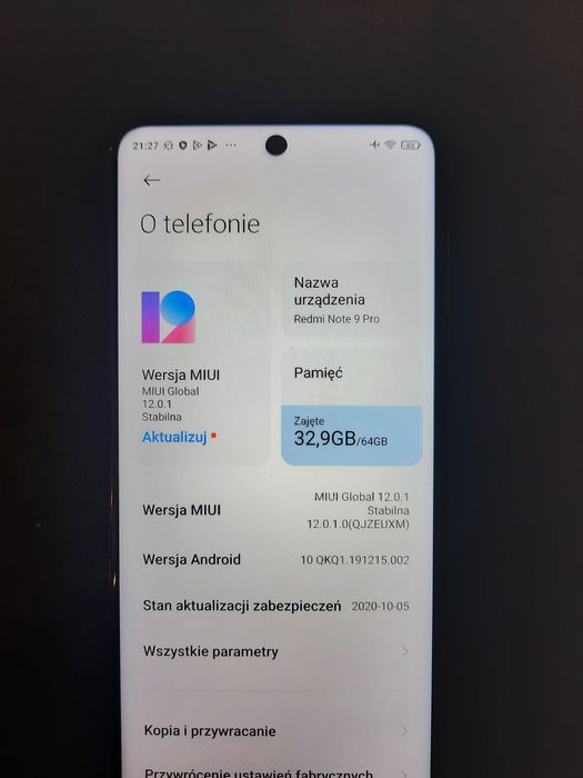 Telefon Xiaomi Redmi Note 9 Pro