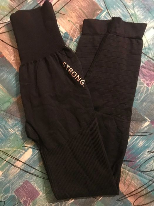 leginsy czarne strong xs/s