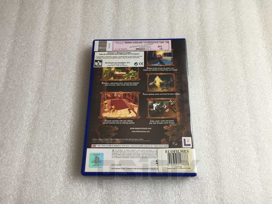Indiana Jones and the Emperor's Tomb playstation ps2