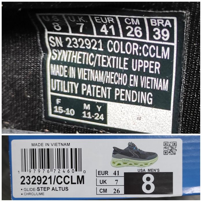 41 Skechers Glide-step Altus оригінальні чоловічі кросовки