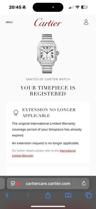 Cartier Santos Iced Out ref. WSAA0018