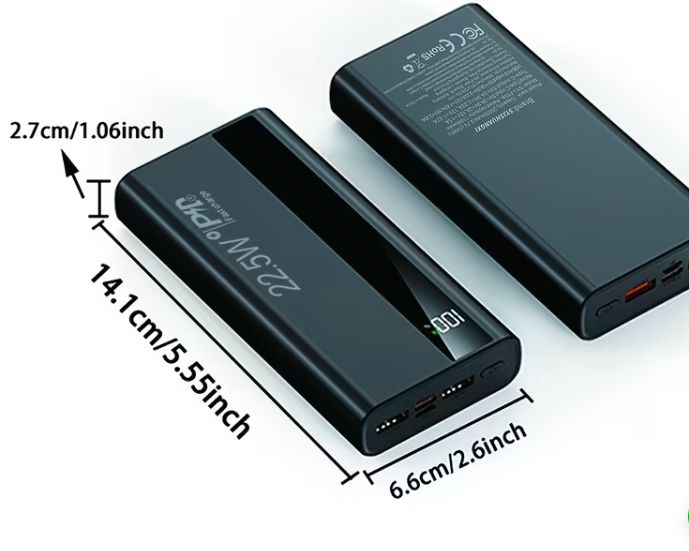 power bank 20000 mAh. 22.5w