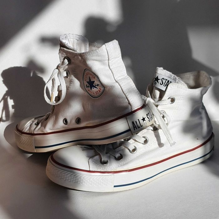 Белые высокие текстильные кеды Converse Chuck Taylor All Star 39EU