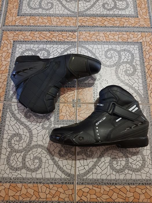 Чоловічі шкіряні моточеревики, мотоботи Spada (41/26-26.5 см)