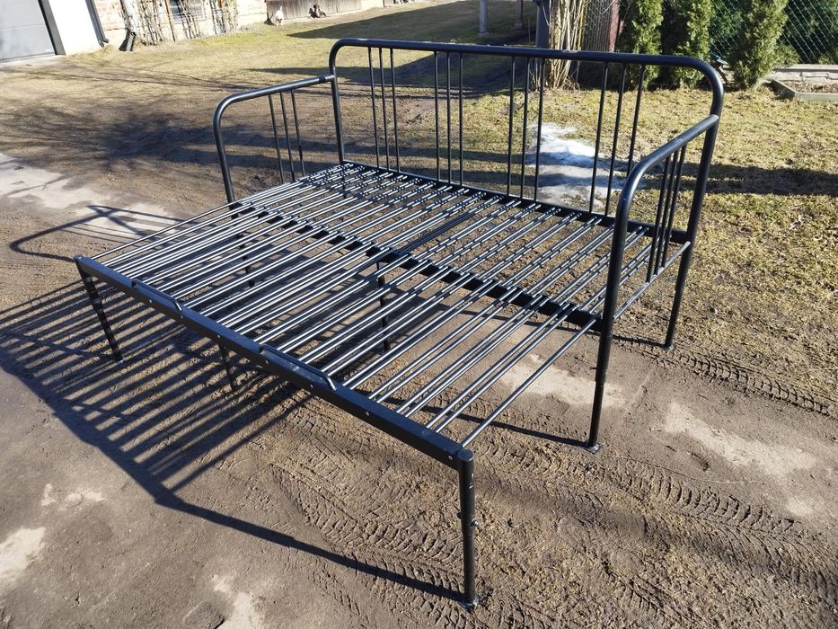 Łóżko rozsuwane Ikea Fyresdal 200 x 160 działka Camper 2x materace sprężynowe
