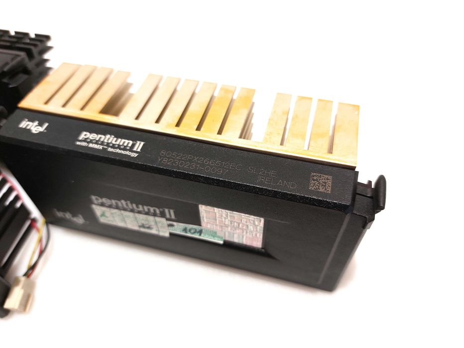 Procesory Intel Pentium II Vintage Retro Zestaw