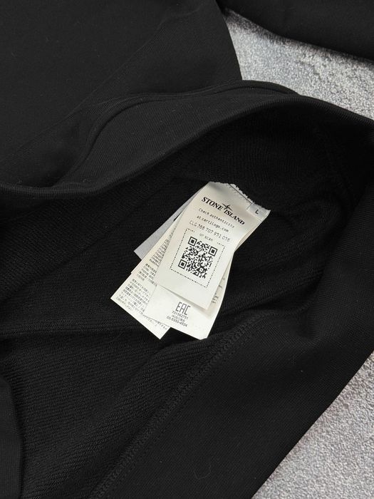 Зіп‑світшот Stone Island чорний 1/3‑зіп кофта світшот стон айленд унісекс чоловічий жіночий преміум 1/4 світшот стильний стоник стрітстайл