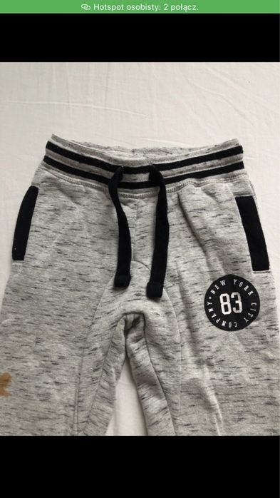 Spodnie dresowe dla chłopca 98/104