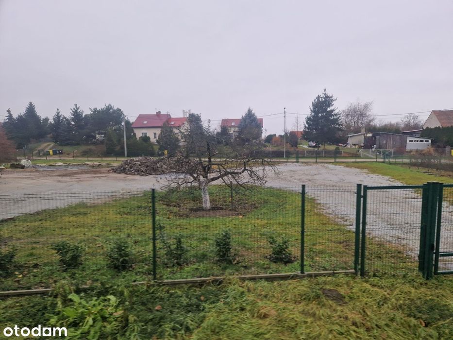 Wynajmę działkę Wrocław ogrodzony teren prąd woda