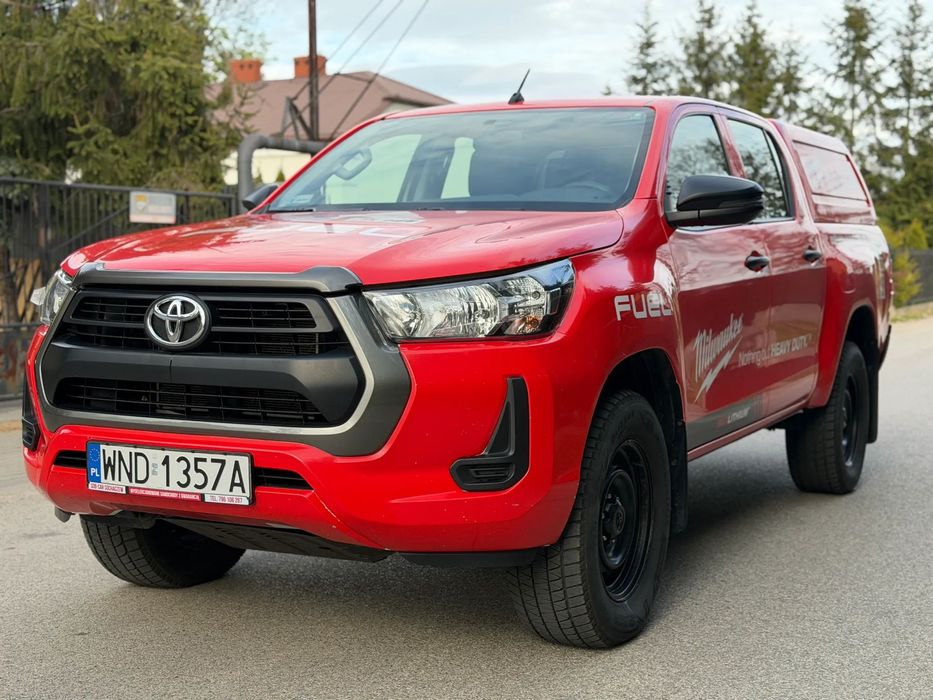 Toyota Hilux 1WŁ Salon PL FV23% 4x4 Zabudowa Hak CarPlay AndroidAuto Klimatyzacja