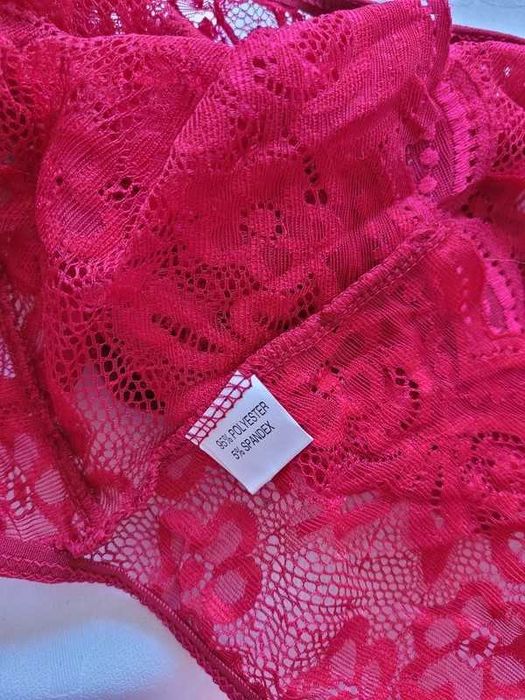 Bordowe koronkowe body r. L / 40 / 12