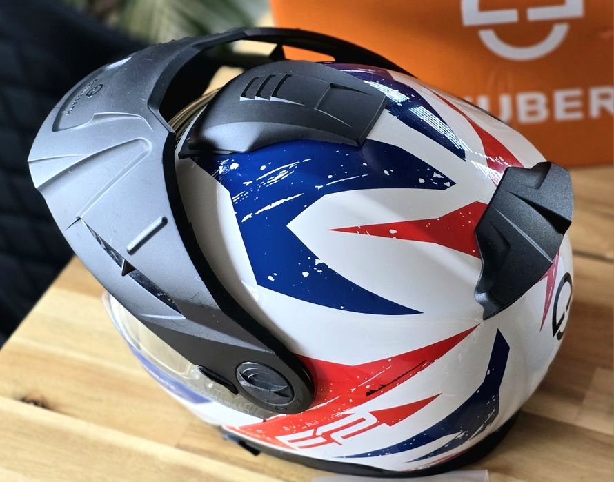 Kask szczękowy Schuberth E2 EXPLORER BLUE rozm. M - skorupa C5