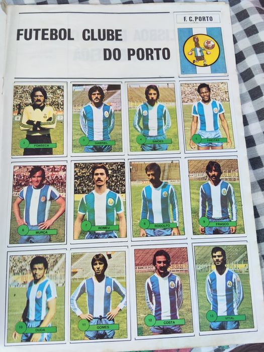 Caderneta futebol 80
