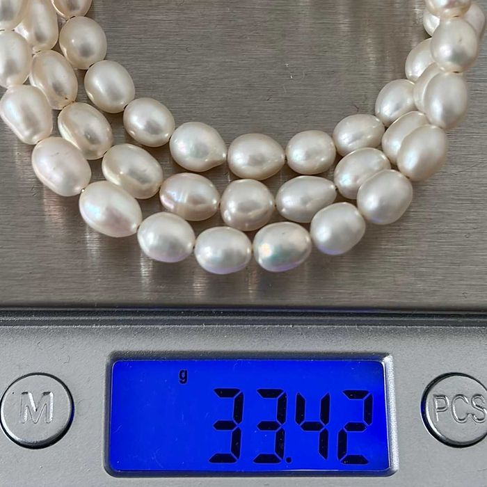Bransoletka z naturalnych Pereł, elegancka w stylu Art Deco