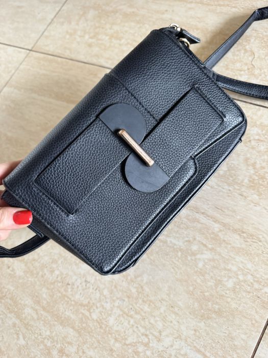 Torebka damska WITTCHEN czarna listonoszka