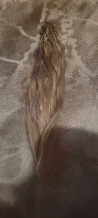 Włosy blond na keratynę