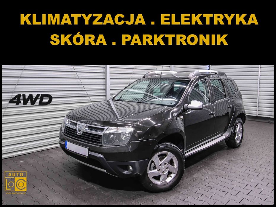 Dacia Duster 4 x 4 + Gaz LPG + Klimatyzacja + SKÓRA + Parktronik + Elektryka !!!