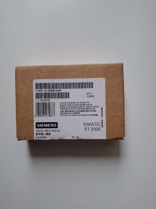 Электронный модуль дискретный 6ES7131-4BF00-0AA0 SIMATIC  ET 200S,8DI