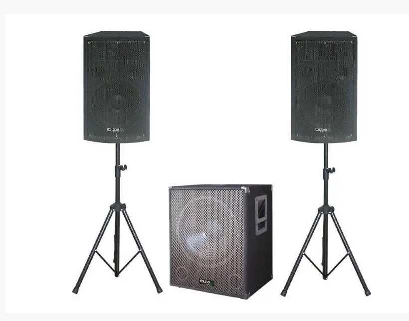 Активний сабвуфер AUNA CUBE 18" (46 см) и колонки 12"