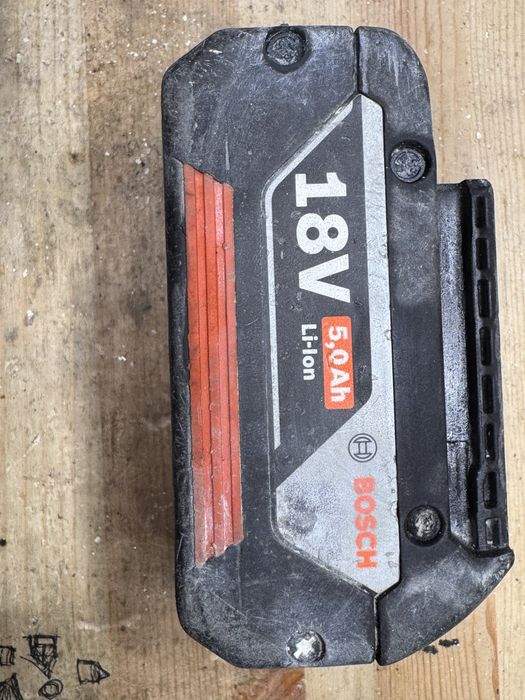 Pakiet akumulatorow 5 i 6ah bosch 18v